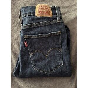 Levi’s 724 High Rise Straight Jeans Dark Wash Size 28 W28 L32 Women’s